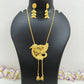 Gold Plated Parrot Design Long Tie Chain