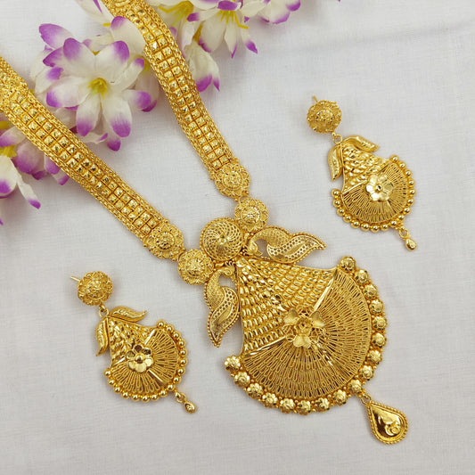 Gold Plated Peacock Design Traditional Sitahar